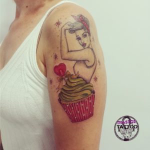 Tatuaje Feminista Cup Cake