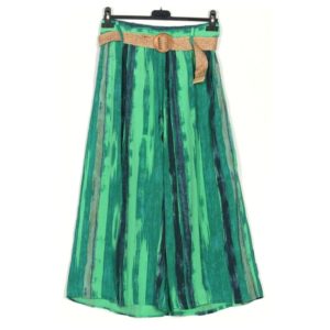 Pantalón Culotte Tie-Dye Verde Hierba