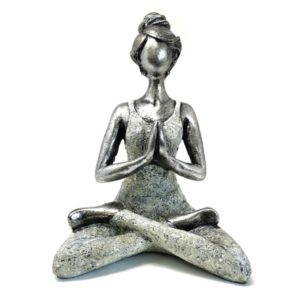 Figura Yoga Plateado Y Dorado (copia)
